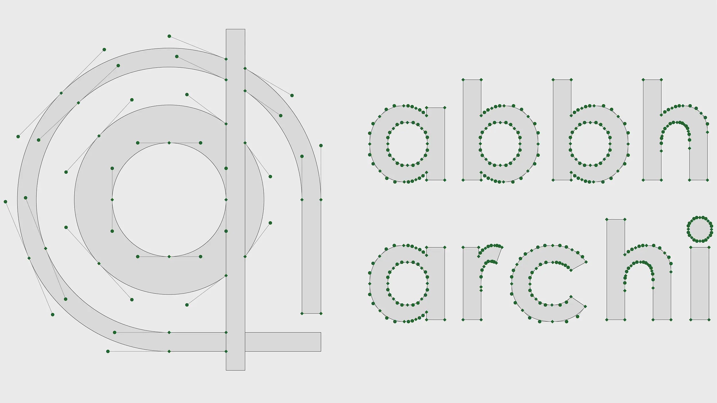 ABBHIGAM ARCHITECTS – BRAND IDENTITY DESIGN 5 Architectural Branding Rajkot – ABBHIGAM ARCHITECTS Logo Construction Grid