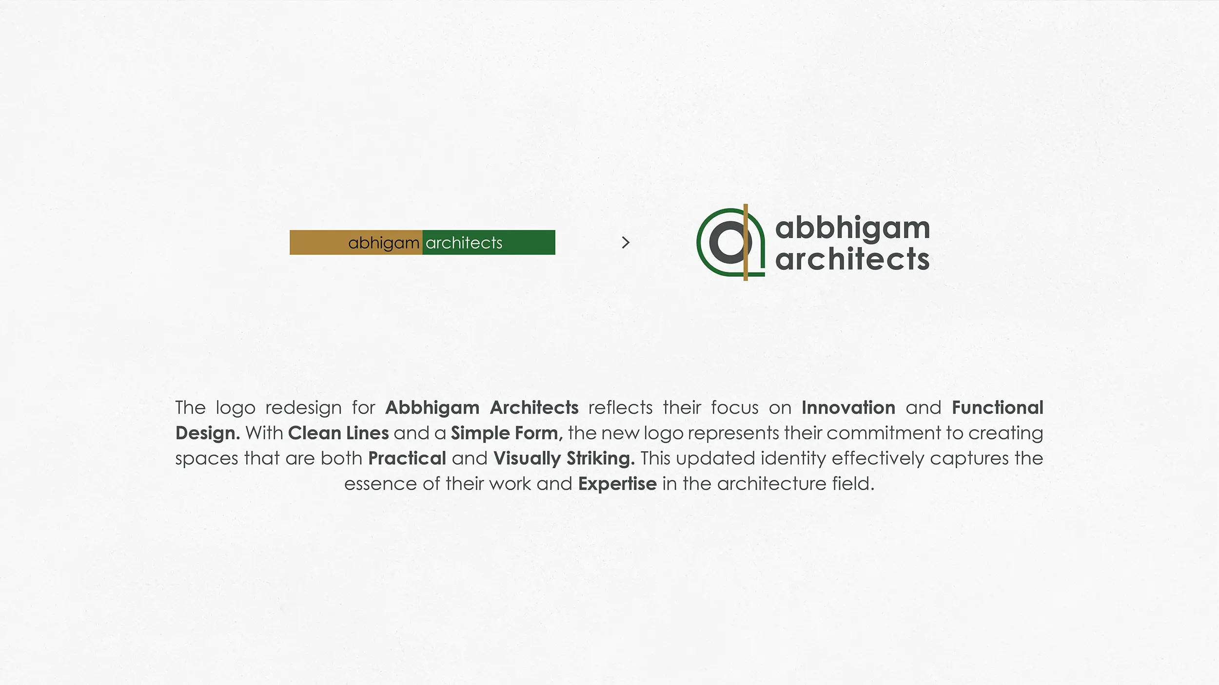 ABBHIGAM ARCHITECTS – BRAND IDENTITY DESIGN 1 Architectural Branding Rajkot – ABBHIGAM ARCHITECTS Logo Redesign
