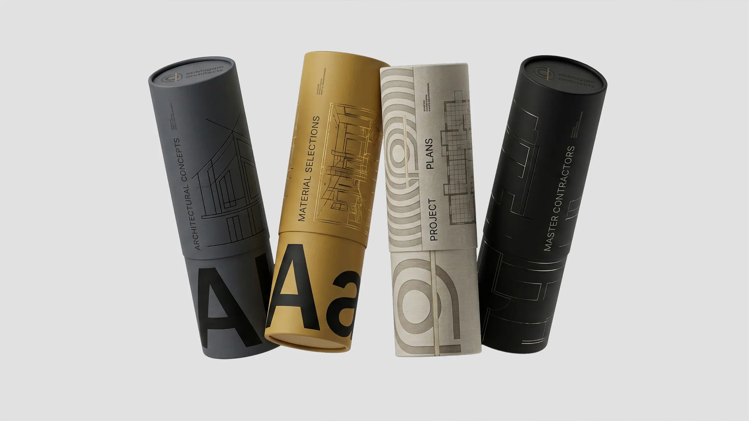 ABBHIGAM ARCHITECTS – BRAND IDENTITY DESIGN 11 Architectural Branding Rajkot – ABBHIGAM ARCHITECTS Project Packaging Design