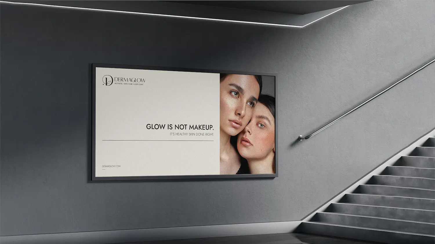 Branding 4 Skincare Brand Identity – Dermaglow Aesthetic Clinic Brand Identity Cover