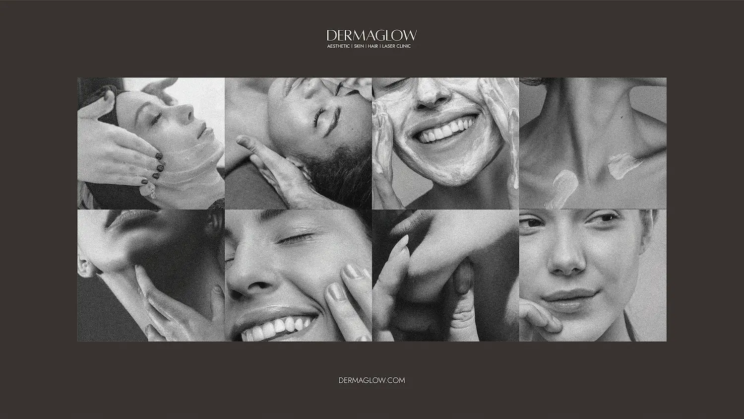 DERMAGLOW – BRAND IDENTITY DESIGN 12 Skincare Brand Identity – Dermaglow Aesthetic Clinic Moodboard