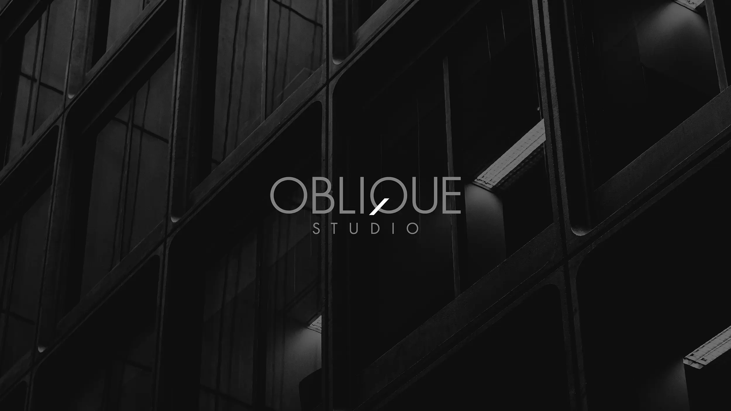 OBLIQUE STUDIO – BRAND IDENTITY DESIGN 1 Brand Identity Design – Oblique Studio Logo Design