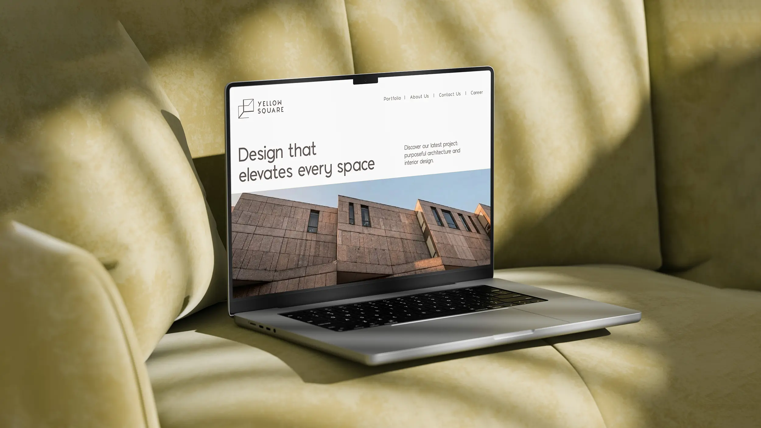 STUDIO YELLOW SQUARE – BRAND IDENTITY DESIGN 9 Architecture Brand Identity – Studio Yellow Square Website Design