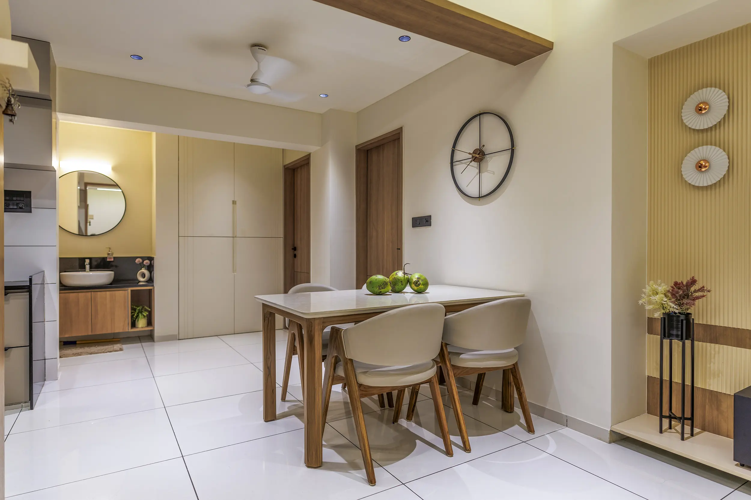 VRAJ – MODERN RESIDENCE 6 Modern Interior Design Rajkot – VRAJ Dining Area
