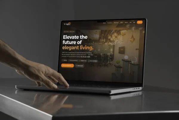 VLIGHT – WEB PAGE DESIGN